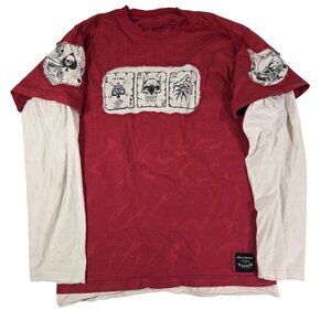 Y2K VTG Inkslingers Jesse Pinkman Grunge Layered Tshirt L Thrashed Skater Opium